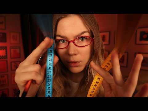 ASMR Relaxing Face Massage Then Face Measuring (Personal Attention)