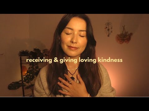 asmr reiki meditation | giving and receiving loving kindness, metta (guided visualization)