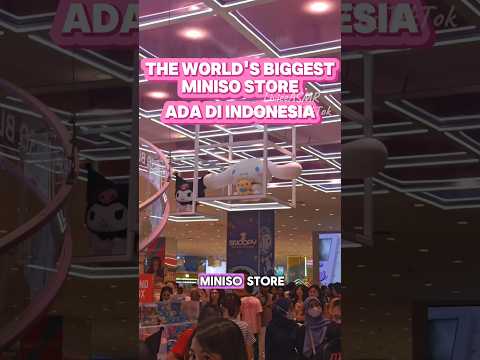 Lets shopping!💗Don't walk, run to The World's Biggest MINISO Store MINISO Land! #Miniso #MinisoLand