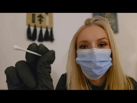 ASMR Medical doctors visit appointment | face touching | personal attention | soft spoken whispers