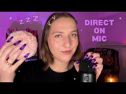 ASMR Brain Melting Mic Triggers with Whisper Rambles💤😌✨ (Fluffy Mic Cover + Bare Mic)