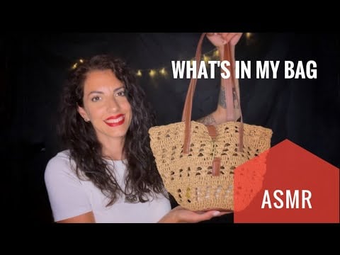 WHAT’s IN MY BAG👜ASMR summer edition🏖️