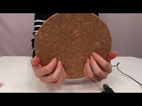 【ASMR】コルクボードをネイルタッピング/nail tapping/cork board/無言/no talking