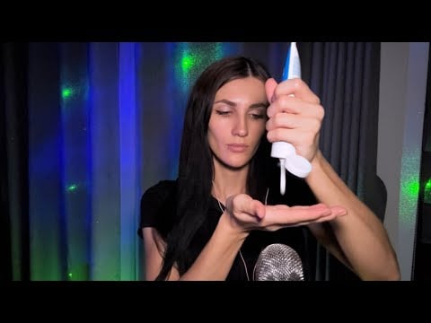 Relaxing Lotion Sounds & Gentle Hair Brushing | No Talking ASMR