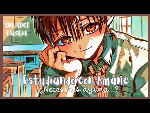 Estudiando Con Amane - "¿Necesitas ayuda..?" ONE SHOT ESCOLAR || Noah ASMR