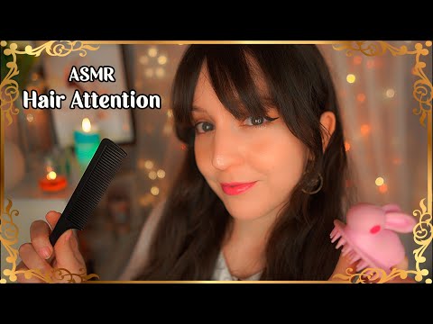 ⭐ASMR The Midnight Hair Salon: Scalp Massage & Hair Brushing [Sub] (Binaural Layered Sounds)