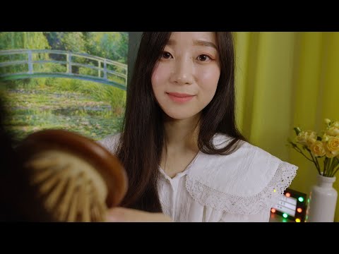 Soothing Hair Brushing & Scalp Massage💛 ASMR