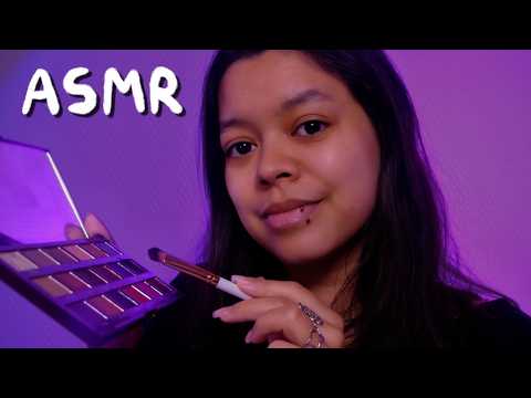 Je te maquille 💄✨ ASMR FR (attention personnelle, bruits de bouche..)