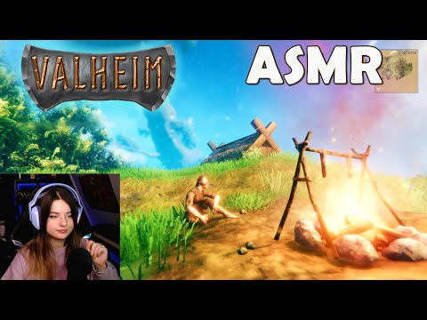 ASMR | Let's play Valheim! ⚔️ in-game sounds, mouse clicking, whispering