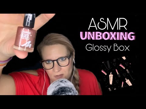 [ASMR] german/deutsch Unboxing Glossy Box - whispering•tapping & Sounds to trigger your tingles