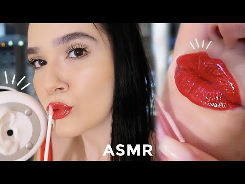 ASMR: SONS DE GLOSS EM 3 MICROFONES DIFERENTES - Naiane