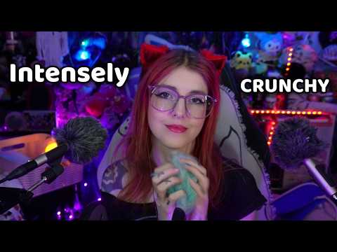 INTENSELY crunchy exfoliation ASMR | NO talking