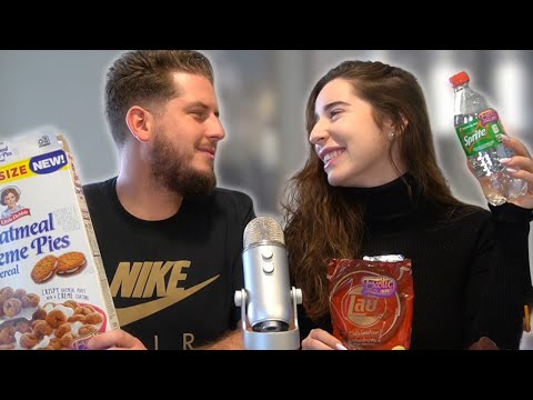 ASMR | Snack Mukbang With My Fiancé (+Q&A)