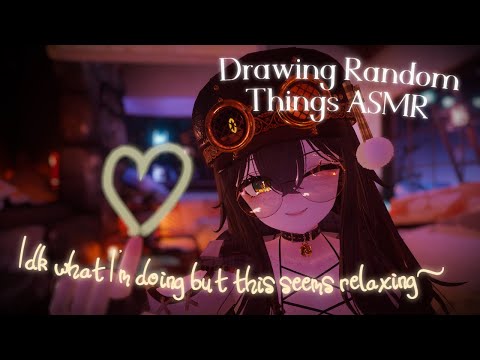 I Ran Out of Ideas Let Me Draw Random Things | VRChat 3Dio ASMR