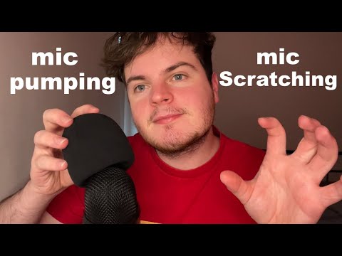 ASMR Fast & Aggressive Mic Pumping, Mic Scratching with Mic Cover