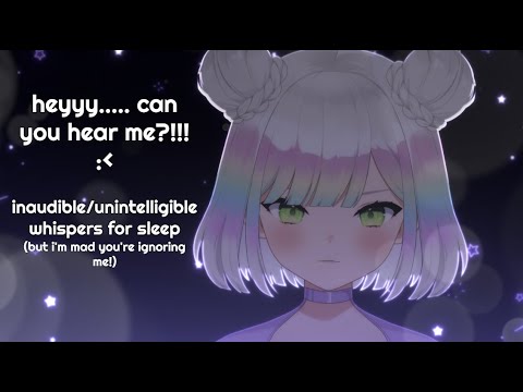 [ASMR] unintelligible whispers for sleep🤫💤| up close mouth sounds🌙✨ | 3DIO/binaural #asmr