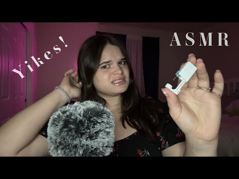 ASMR Sketchy Girl Pierces Your Nose In the School Bathroom (She's Kinda Rude) Roleplay