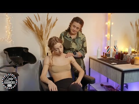 Aesthetic ASMR Barber Massage by Lady Elle for Skinny Girls