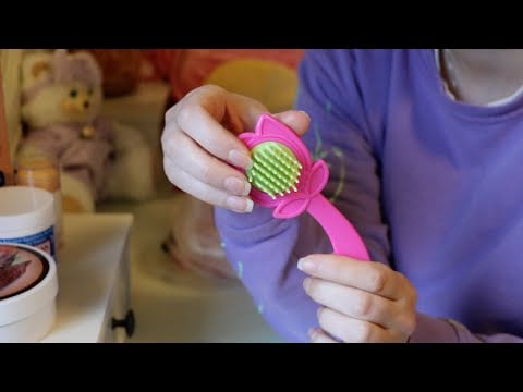 ASMR Whisper Unboxing Mini Doll Brushes & Accessories