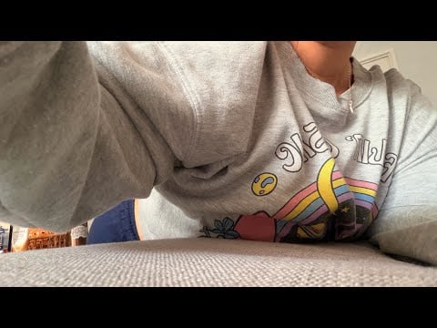 massaging you (my couch) | asmr 