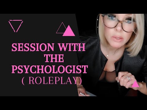 ASMR🇮🇹 - PRIMA  SEDUTA DAL PSICOLOGA   (super reale) session with the psychologist #Roleplay #asmr