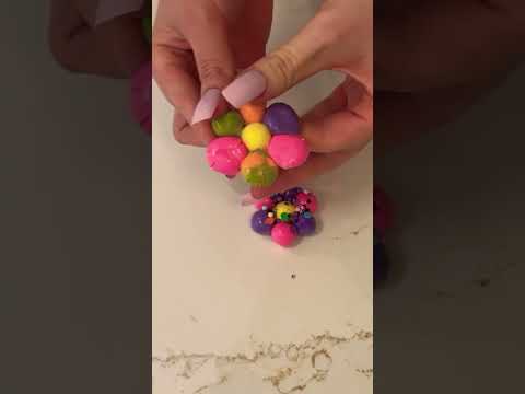 Popping Colorful Clay Flower - ASMR