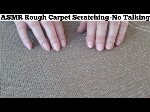 ASMR Rough Carpet Scratching-No Talking