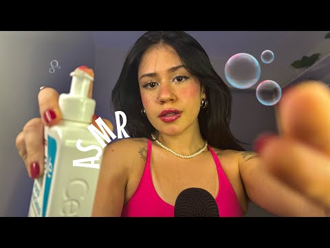 ASMR MELHOR AMIGA FAZENDO SEU SKIN CARE