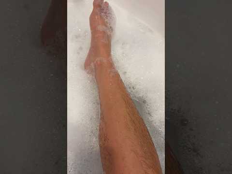 Satisfying, odd & relieving leg shave #shaving #asmr