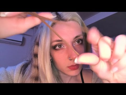 ASMR Threading your eyebrows & Giving you a massage 💓 Personal Attention Lofi