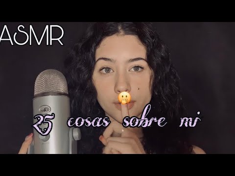 ASMR 20 cosas sobre mi