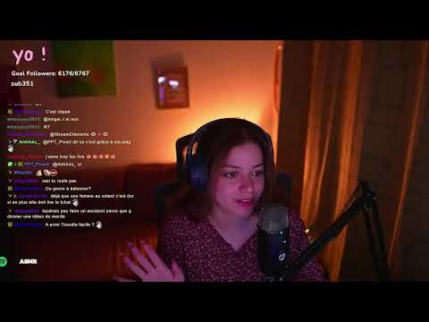 ASMR LIVE  : Soft spoken, plein de triggers et on discute ! (NO PUB)