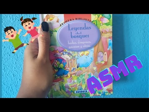 ASMR leyendo un libro para NIÑOS | cuentos infantiles para dormir | leyendas del bosque #1