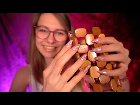 ASMR Pures SCRATCHING Für SCHNELLES Einschlafen (Kork, Glas, Holz, Pailletten..) | Soph Stardust