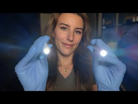 Nurse Annual Eye Exam ASMR