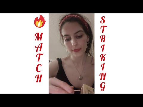 ASMR 🕯️🔥Match Striking 🔥~ Whisper Video ~ Personal Attention ☺️