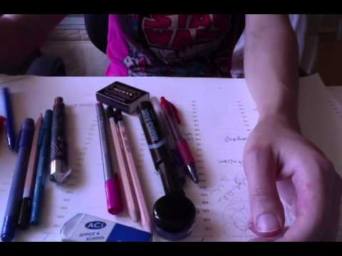 ASMR Sounds: pencil case, match box, candle, ipod, stickers