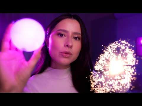 ASMR Hypnotic Light Triggers ✨ Deep Sleep, Hand Movements & Ultimate Relaxation | Layered sounds