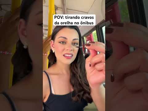 POV: tirando cravos da orelha no ônibus #asmr #asmrsounds #humor #comedia