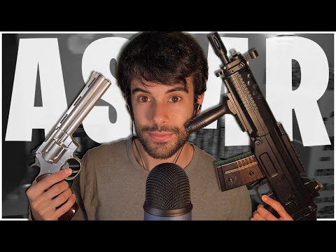 ASMR con MIS ARMAS (y te las MUESTRO) | ASMR en Español