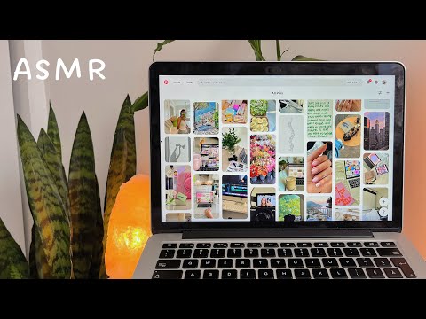 ASMR Scrolling Through Pinterest (Whisper Ramble)