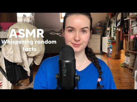 ASMR || Whispering Random Facts (crisp whisper)