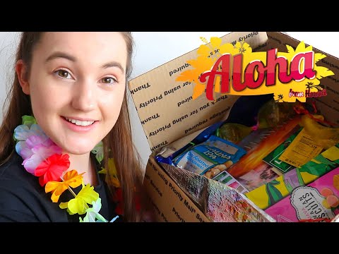 ASMR | 🌴 HAWAIIAN Snack Box Unboxing ~ Quarantine Box Swap | Ft. Hawaii Talk Story After Dark ASMR