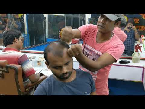 ASMR Head & body massage by Indian street barber tapas with neck cracking