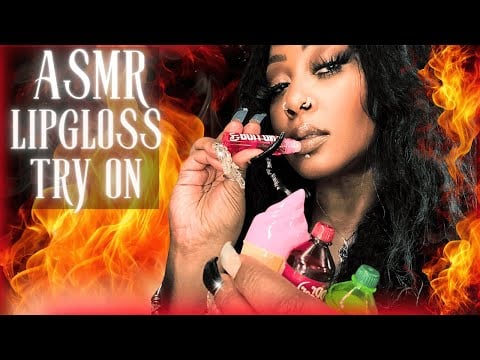 ASMR Testing Dollar Tree Lip Gloss And Lip Oils | Chatty Mouth Sounds