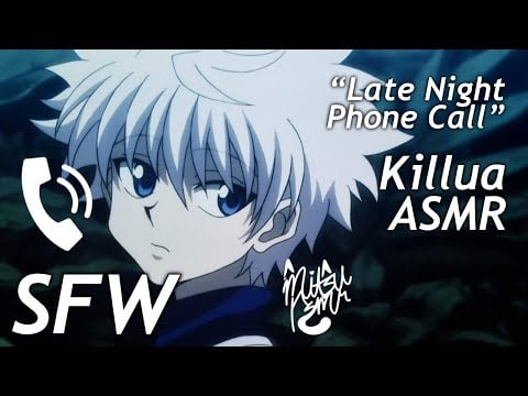 Killua X Listener ASMR - "Late Night Phone Call" (SFW Comfort Audio)