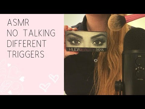 ASMR *No talking* Different triggers!