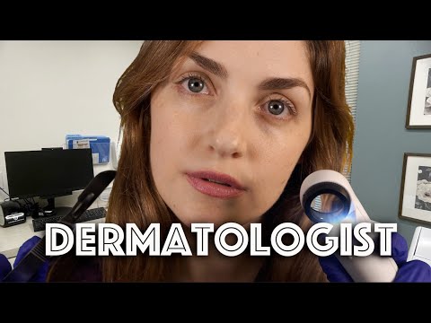 ASMR Doctor | Dermatologist Full Skin Exam and Mole Removal (4k and realistic)