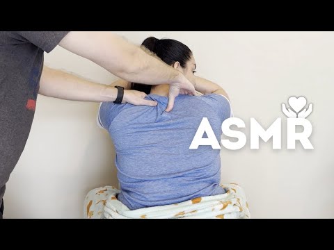 ASMR Chair Massage | Relax with a Back, Neck, Shoulder, Head Massage | No Talking