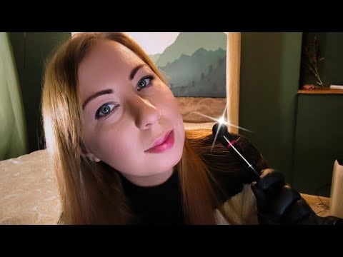 ASMR Ear Cleaning with Otoscope and Brushes | Realistic Soft Spoken Exam for Sleep